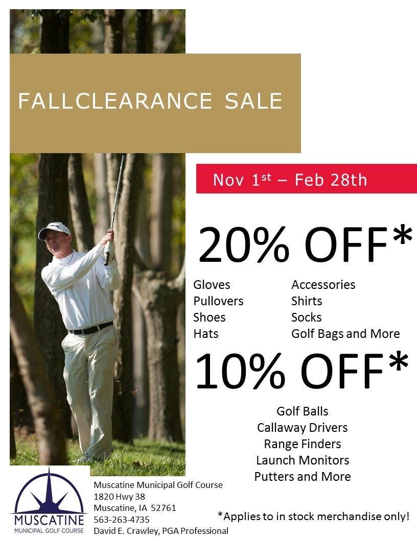 2018 Fall Sale