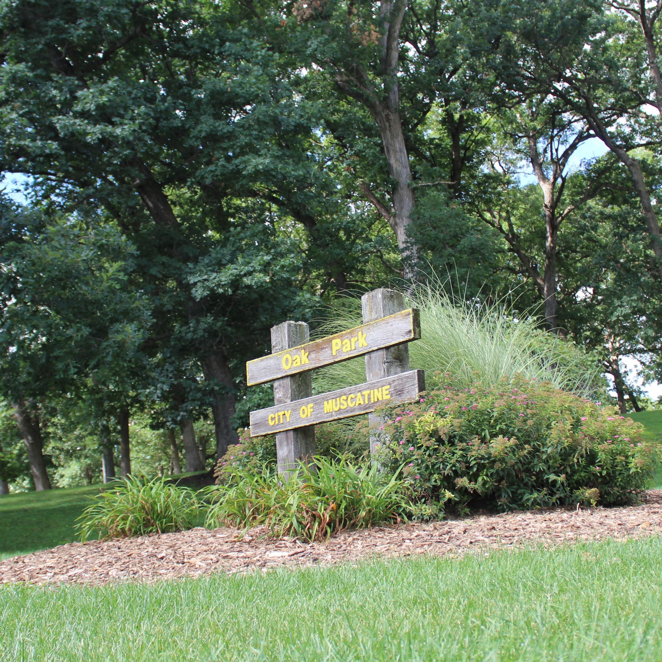 080922 Oak Park sign and trees 002 square