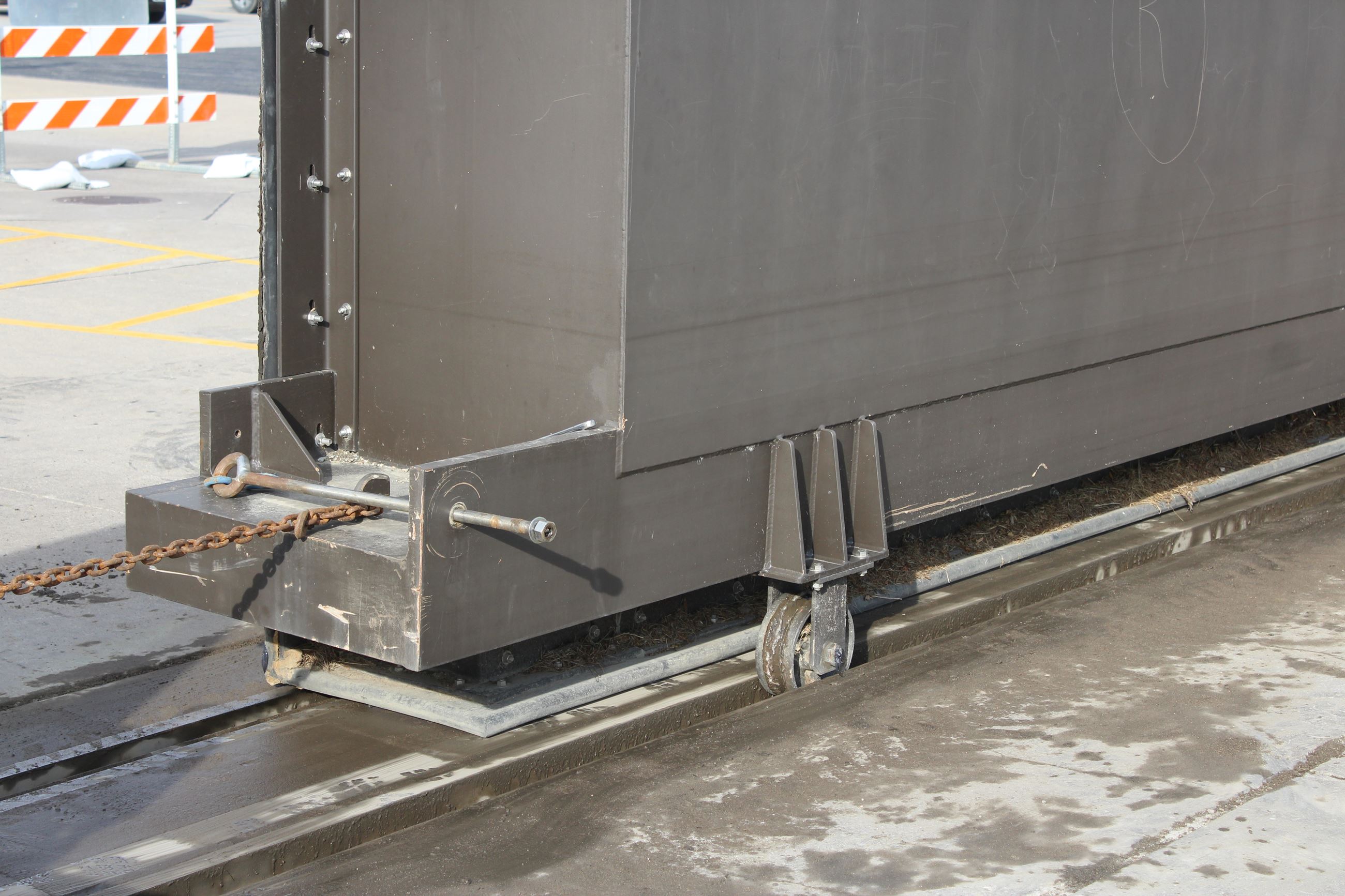 Floodgate Exercise - Wall inches across 2nd Street (JPG) 031523 