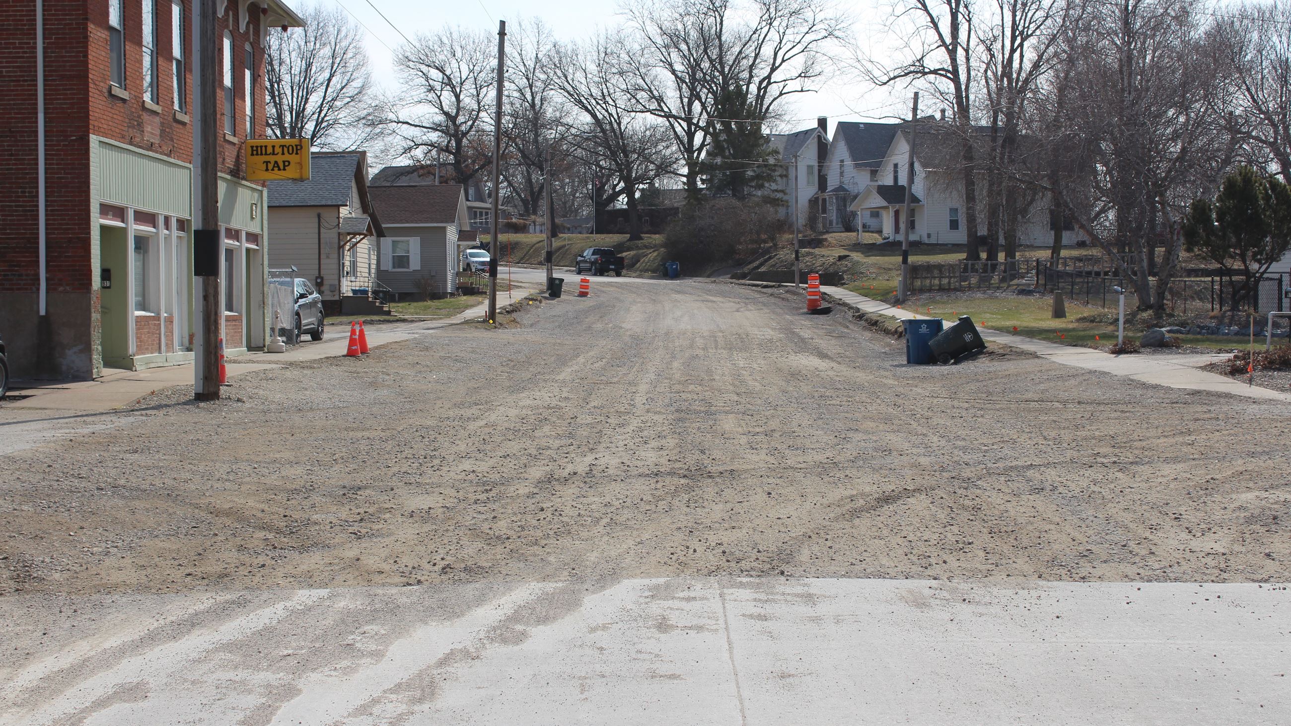 032823 West Hill - work resumes at Green and Lucas 101