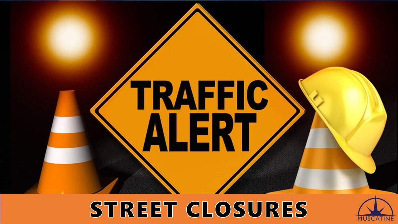 Traffic Alert - Street Closures with cones (JPG)