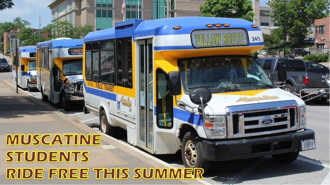Muscatine Students Ride Free This Summer (JPG) 05-30-23