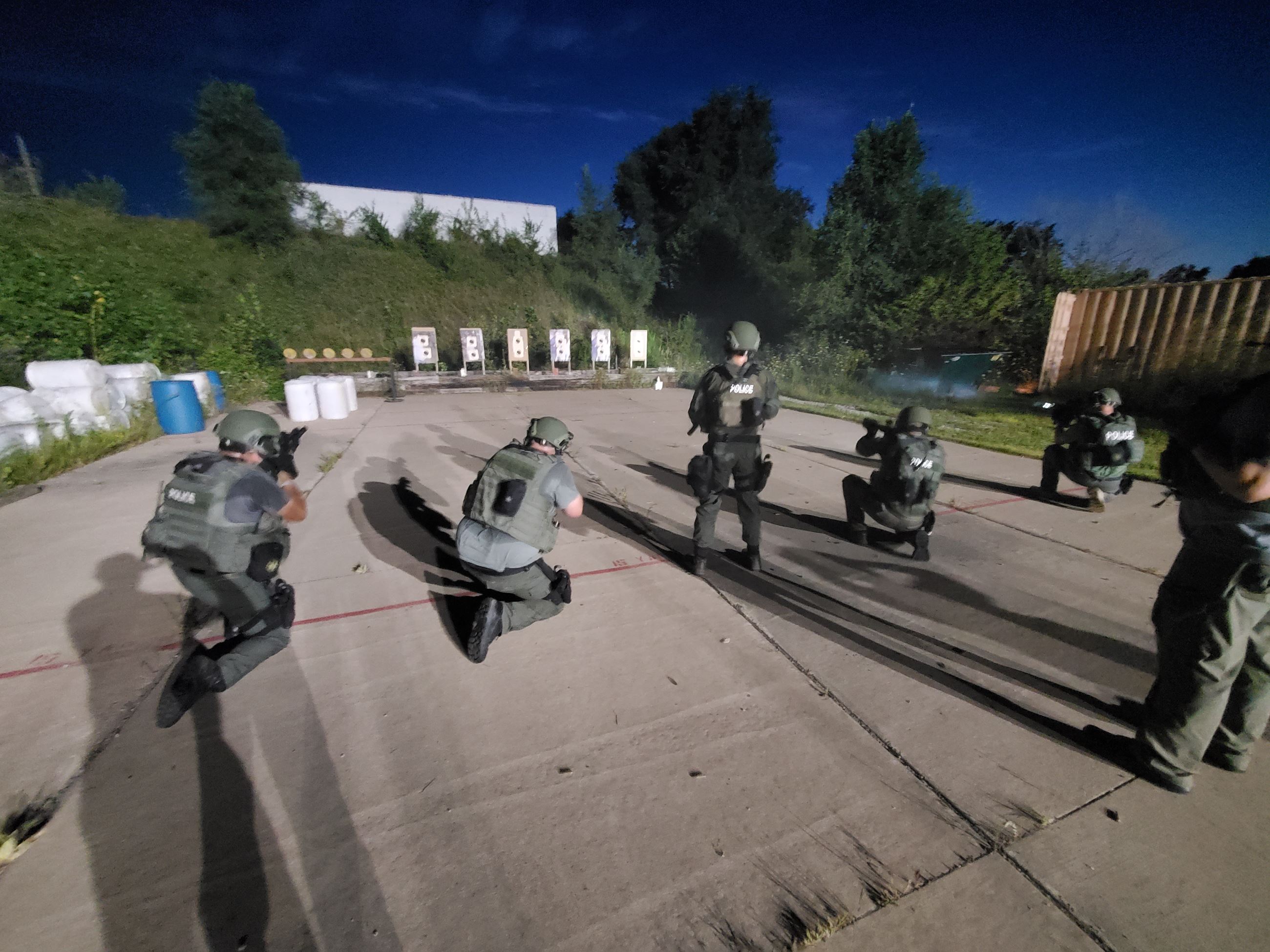 Muscatine Special Response Team Shooting Practice (JPG)