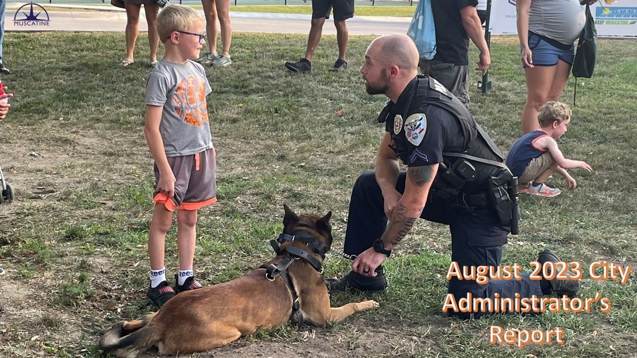 City Administrator Monthly Report August Promo