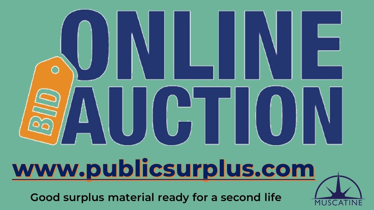Graphic announced Muscatine Online Auction (JPG)