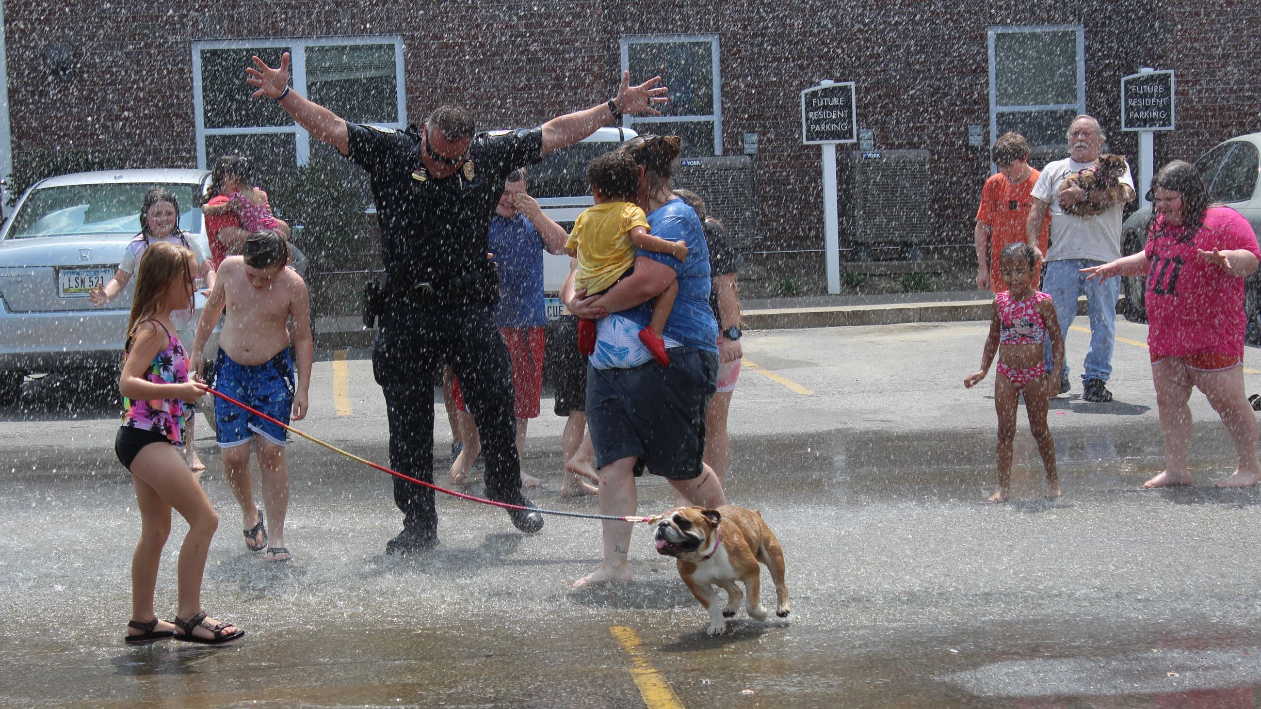 071924 Popsicles with Police 105 at Harrison Lofts