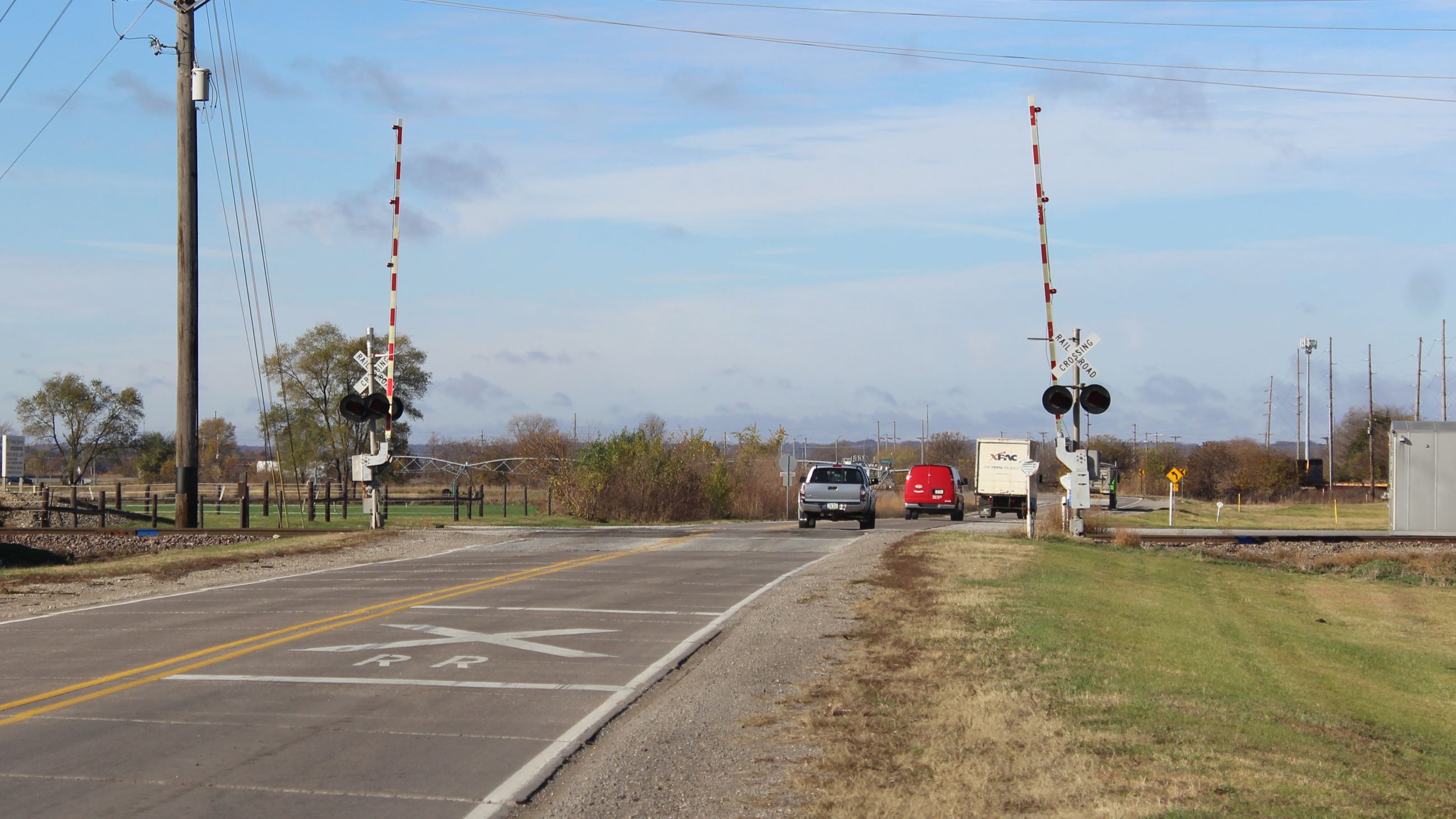 Rail Spur West Crossing on Dick Drake Way (JPG)
