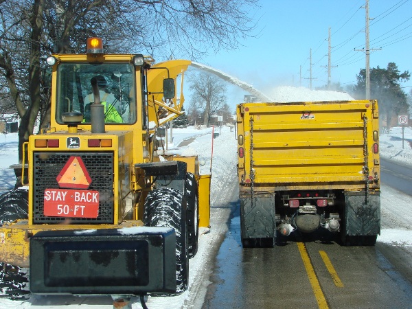 Two snow plows